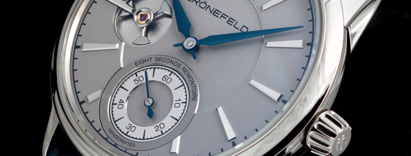 The OG: the author’s Grönefeld 1941 Remontoire with silver dial